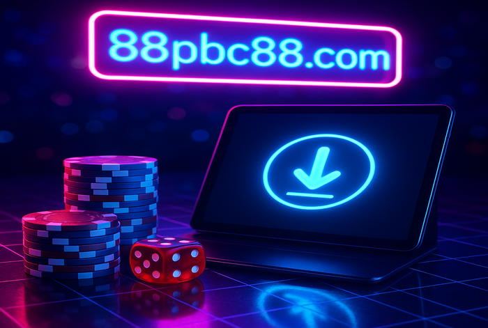 pbc88 অ্যাপটি বিনামূল্যে ডাউনলোডযোগ্য—ব্যানারে এটি হাইলাইট করা হয়েছে